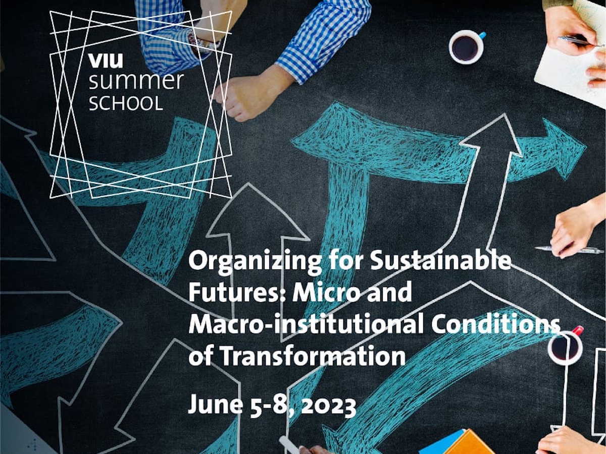PhD Summer School on Organizing for Sustainable Futures