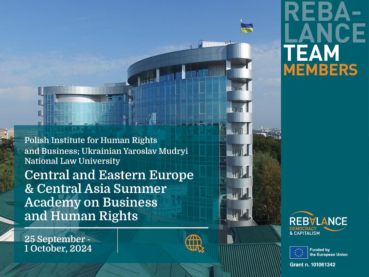 Central and Eastern Europe & Central Asia Summer Academy on Business and Human Rights