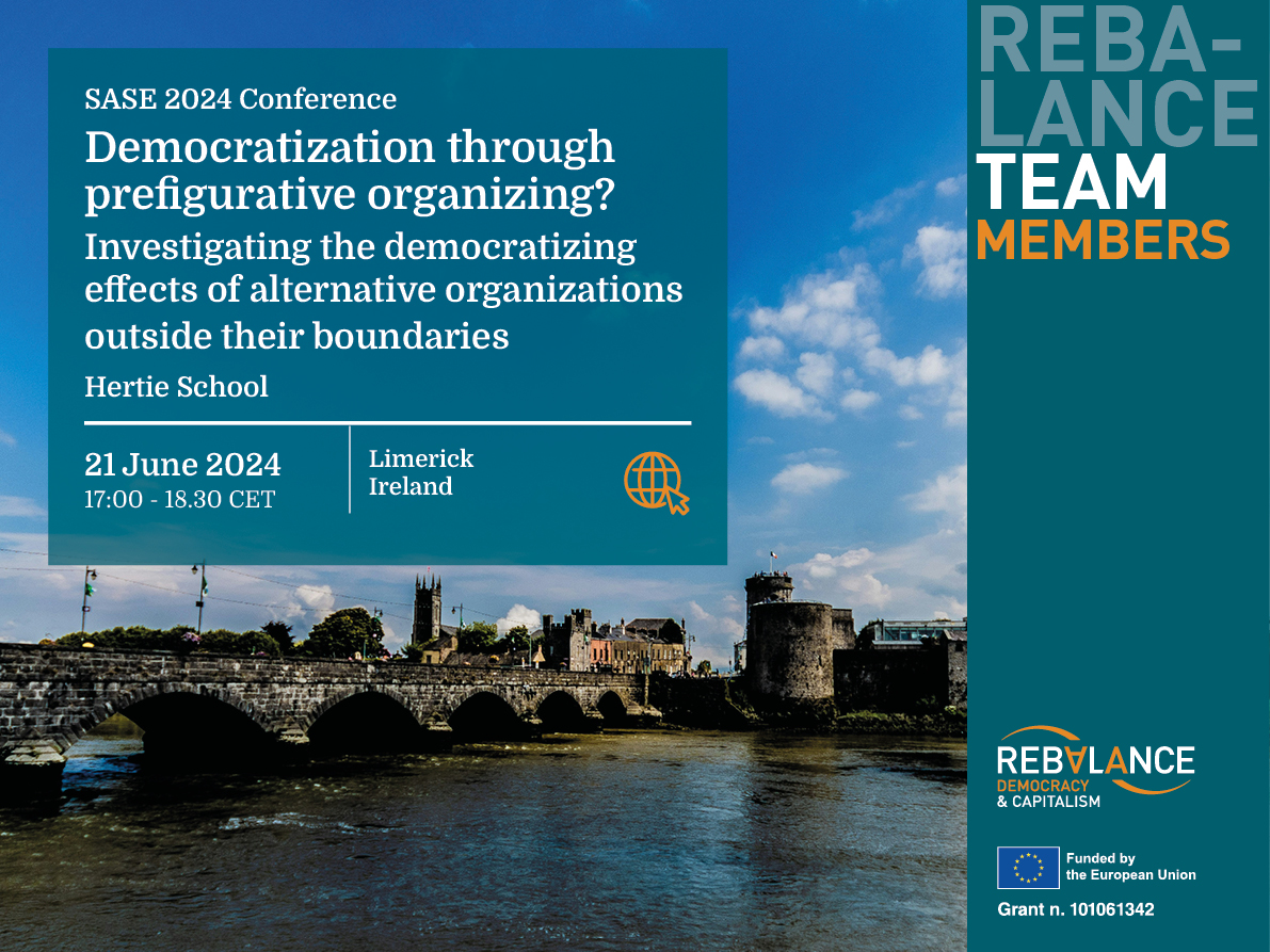 Democratization through prefigurative organizing? Investigating the democratizing effects of alternative organizations outside their boundaries