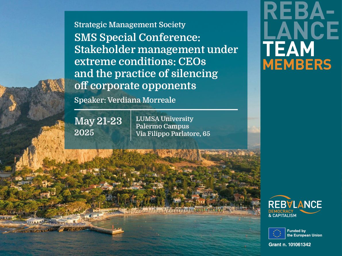 Stakeholder management under extreme conditions: CEOs and the practice of silencing off corporate opponents