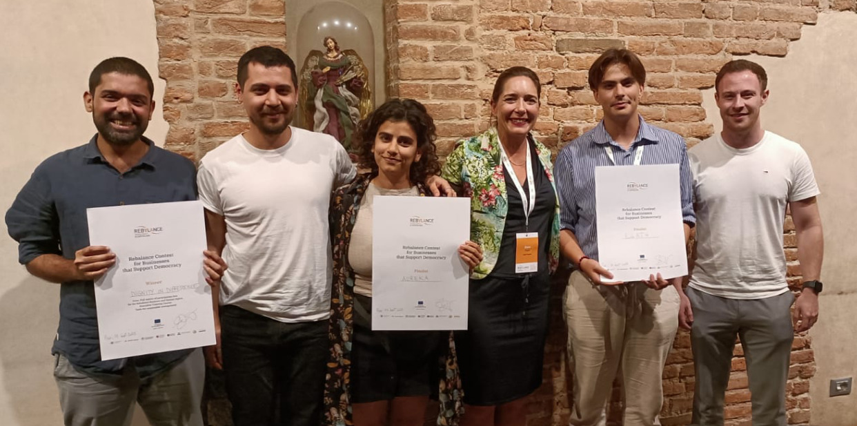 Winners of business and democracy contest announced