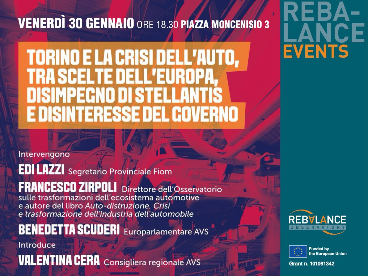 Torino e la Crisi dell’Auto: Tra Scelte dell’Europa, Disimpegno di Stellantis e Disinteresse del Governo